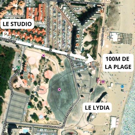 Appartement A 100M De La Plage - Terrasse & Parking Prive Le Barcares Luaran gambar